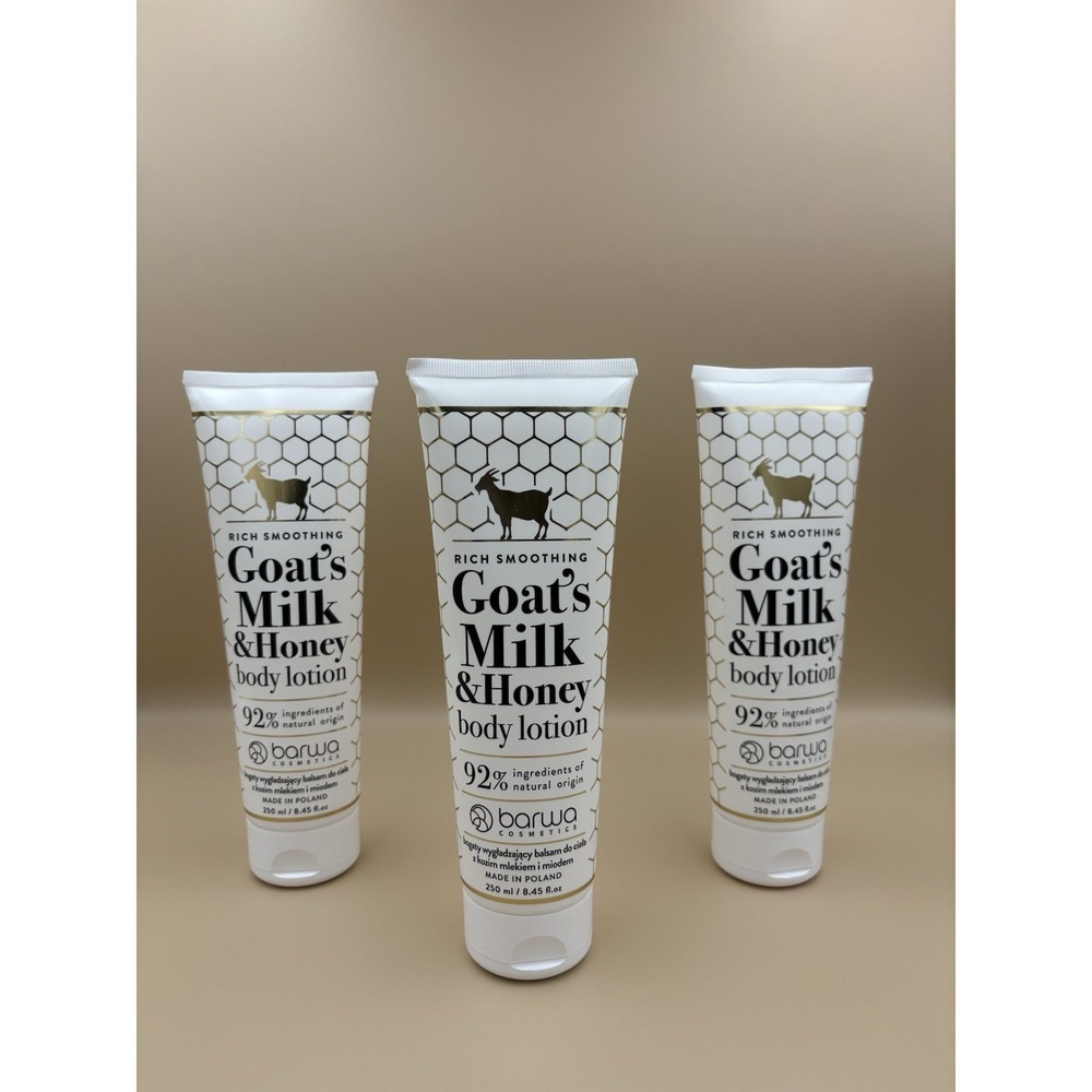 3 PACK - Goat's Milk  Hand Cream & Honey Rich Smoothing 8.45 fl oz Each New